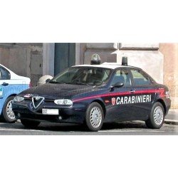 Alfa Romeo 156 2.0 Twin Spark Carabinieri 1997 Blue White Mitica 200056-D