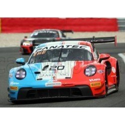 Porsche 911 GT3R 992 20 Pole Position Winner Bronze Cup 24 Heures de Spa Francorchamps 2023 Spark SB708