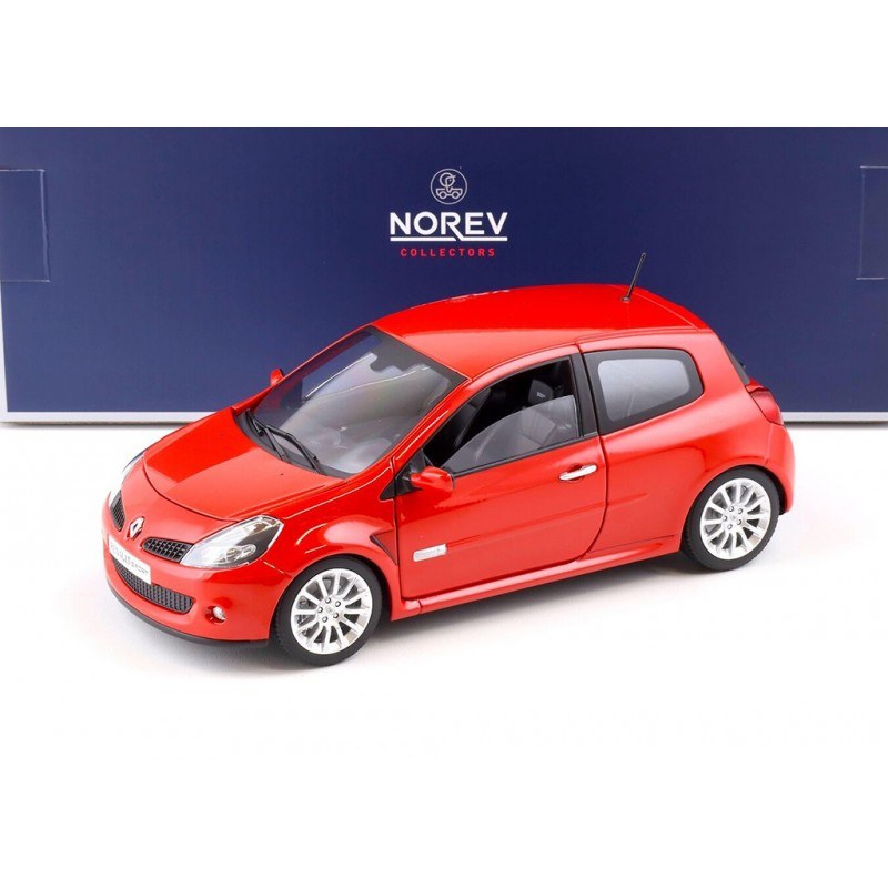 Renault Clio RS 2006 Toro Red Norev 185252 - Miniatures Autos Motos